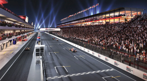 Vegas 2023 F1 track